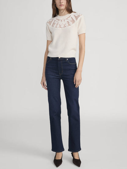 Frame Le Sleek Straight Jean in Fairway