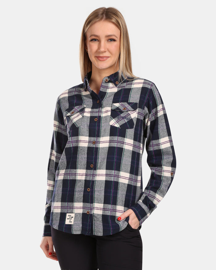 Damenhemd aus Baumwollflanell Kilpi FLANNY-W