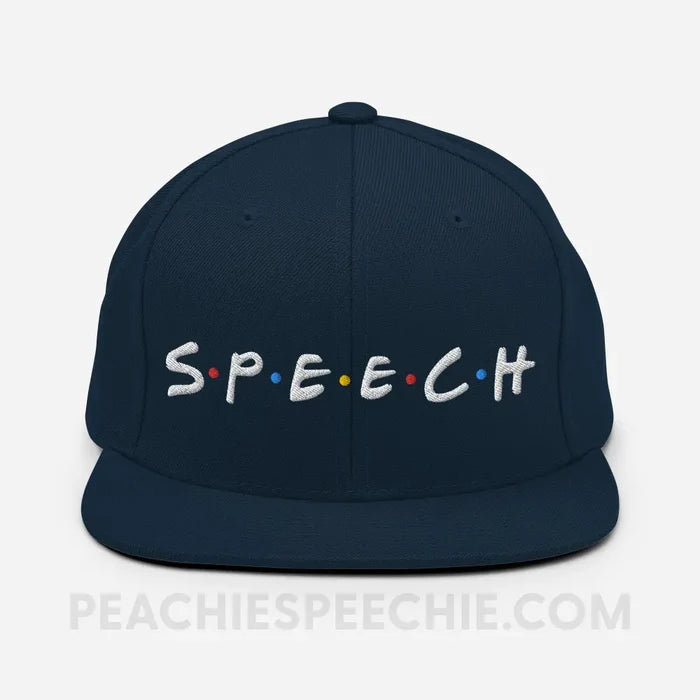 Friends Speech Premium Ball Cap - Dark Navy - Hats peachiespeechie.com