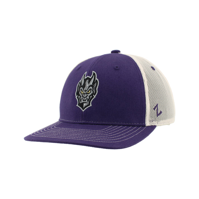 Gargoyles Purple/Stone Dakota Embroidered Mesh Hat