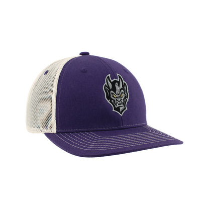 Gargoyles Purple/Stone Dakota Embroidered Mesh Hat