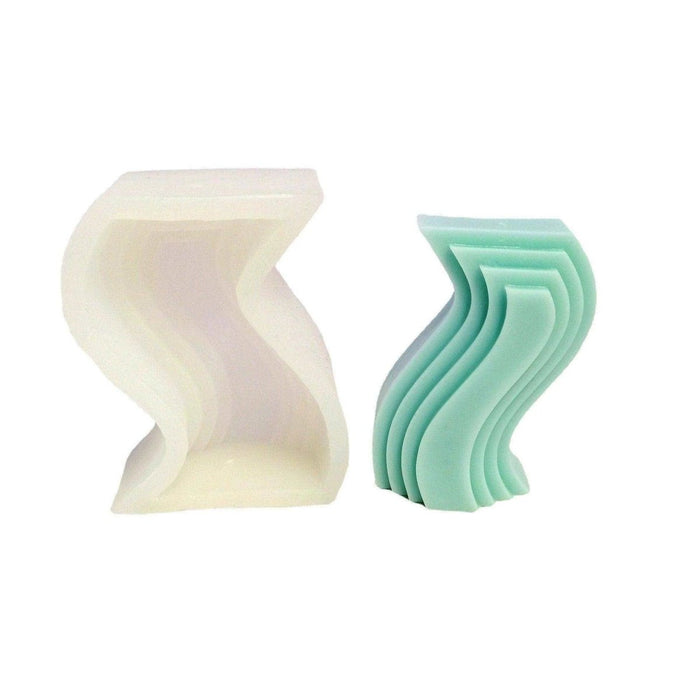 Geometric Candle Mold - Durable 3D Candle Making Tool - DiyCraftsProject