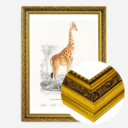 21x30cm | 8¼ x 11¾in / Gold Ornate Frame