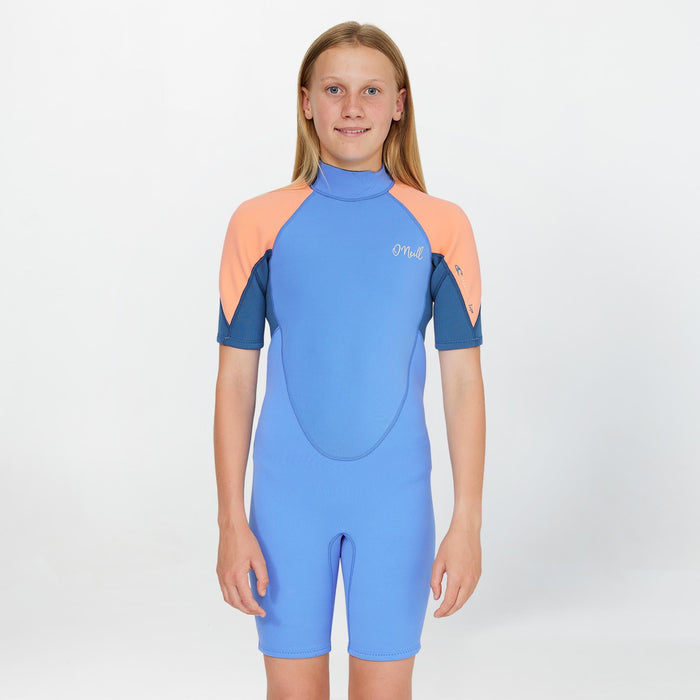 Girl's Reactor 2mm Short Sleeve Spring Suit Back Zip - Regatta