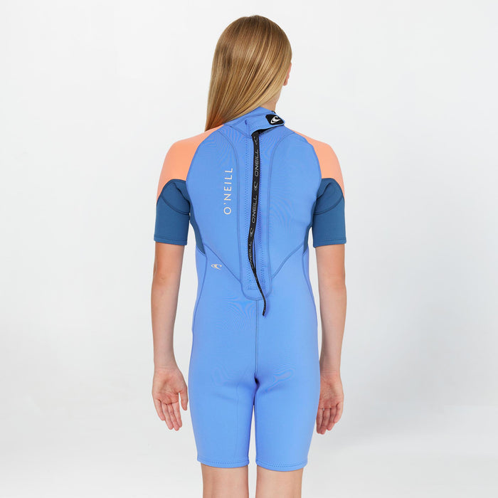 Girl's Reactor 2mm Short Sleeve Spring Suit Back Zip - Regatta