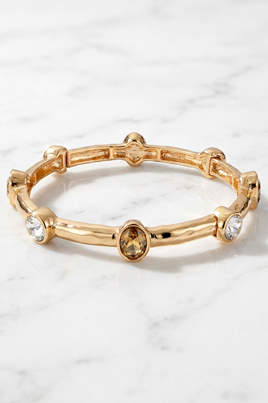 Glam & Glow Gemstone Bangle-Cute-Trendy-Shop-Womens-Boutique-Clothing-Store