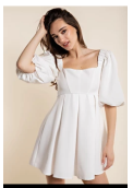 Glam Puff Sleeve Dress