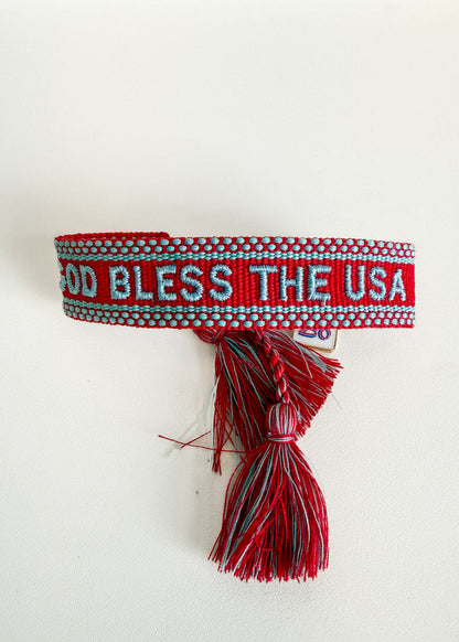 God Bless the USA Bracelet