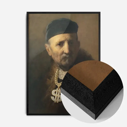 21x30cm | 8¼ x 11¾in / Black Wood Frame
