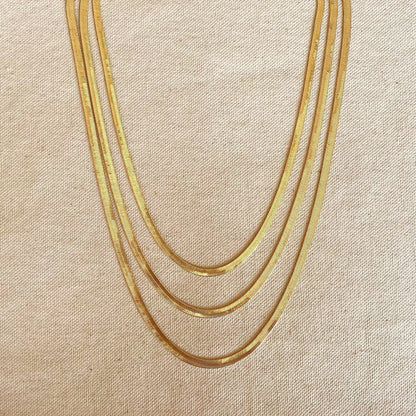 GoldFi - 18k Gold Filled Herringbone Chain