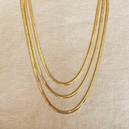 GoldFi - 18k Gold Filled Herringbone Chain