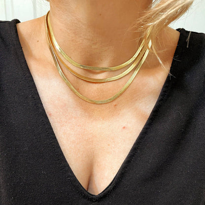 GoldFi - 18k Gold Filled Herringbone Chain