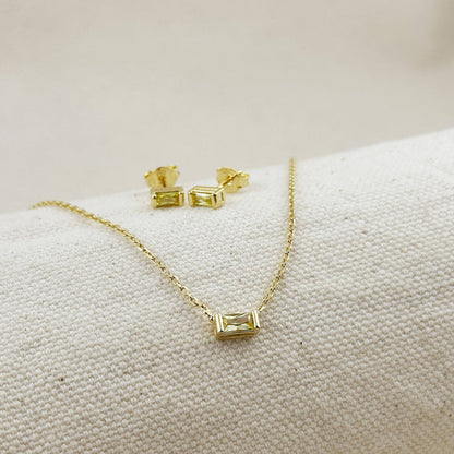 GoldFi 18k Gold Filled Celebration Birthstone Earrings