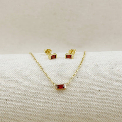 GoldFi 18k Gold Filled Celebration Birthstone Earrings