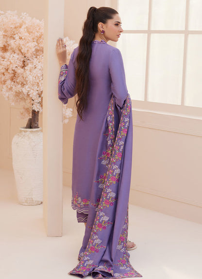 (Goldie Grape Silk Shirt and Dupatta)PANTS only
