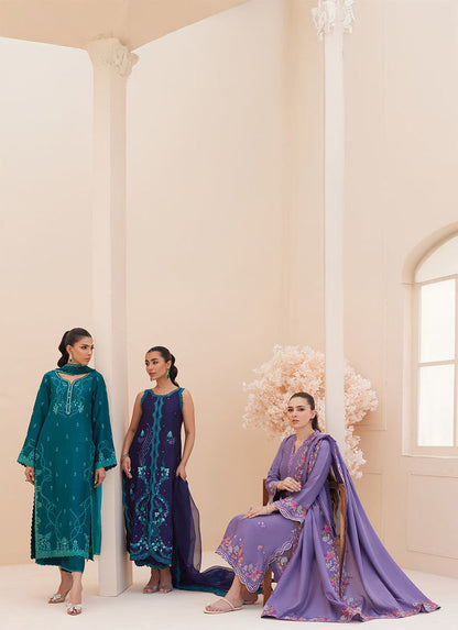 (Goldie Grape Silk Shirt and Dupatta)PANTS only
