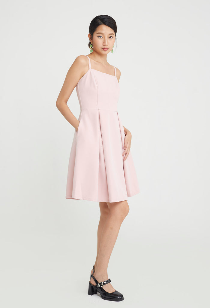 Grace Pleated Midi Dress