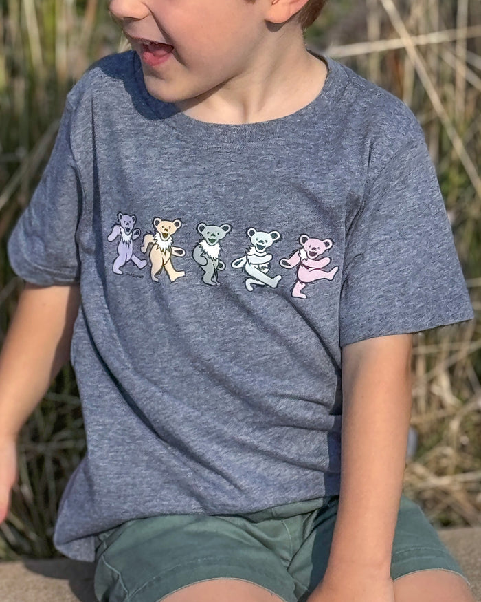 Grateful Dead Pastel Bears Toddler T