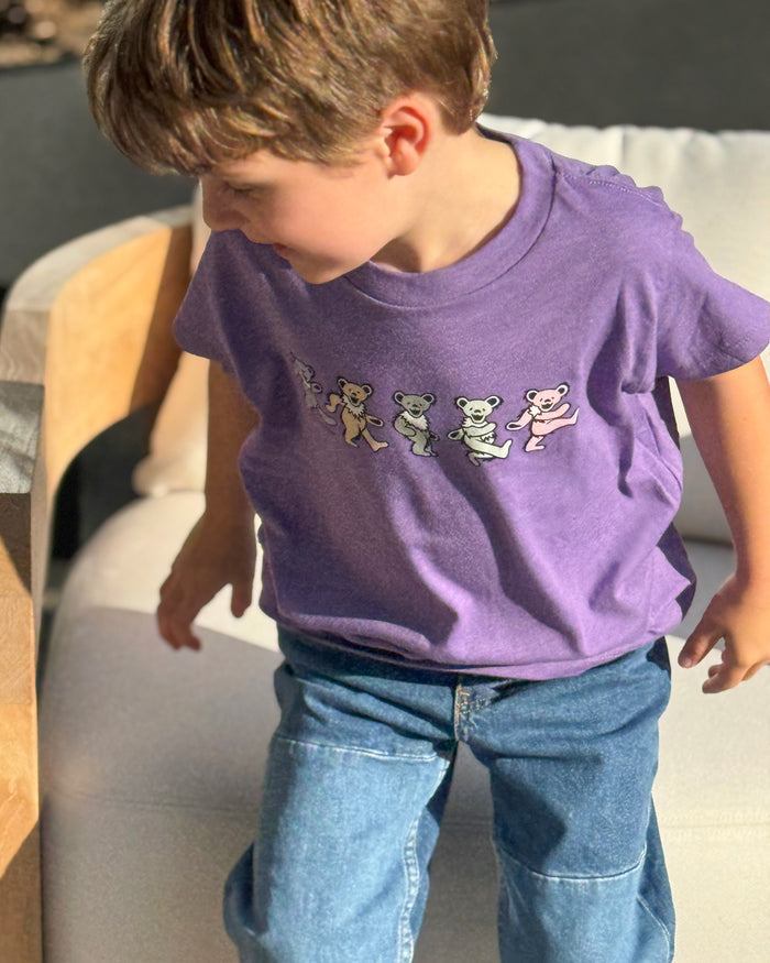 Grateful Dead Pastel Bears Toddler T
