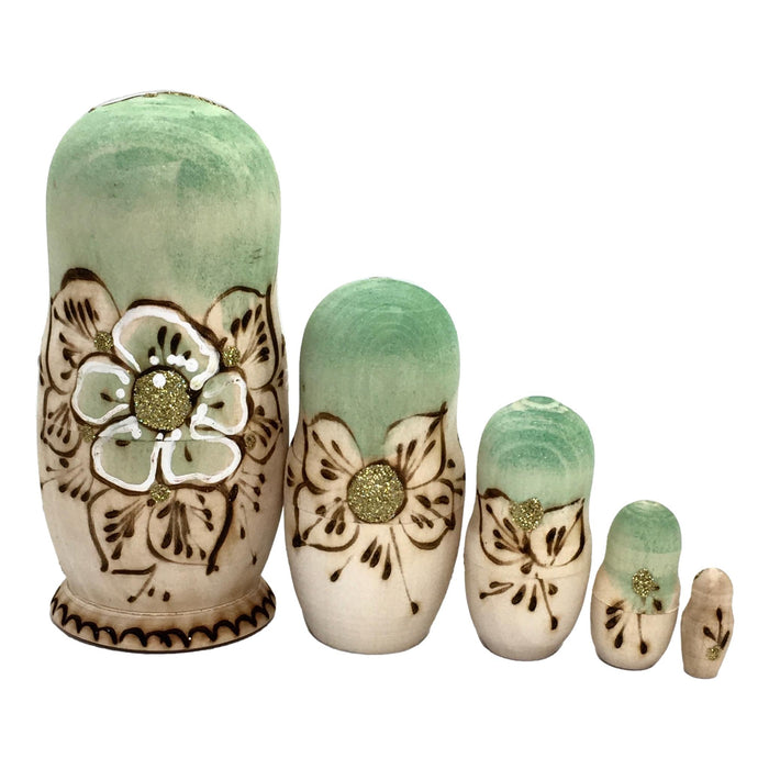 Russian dolls green