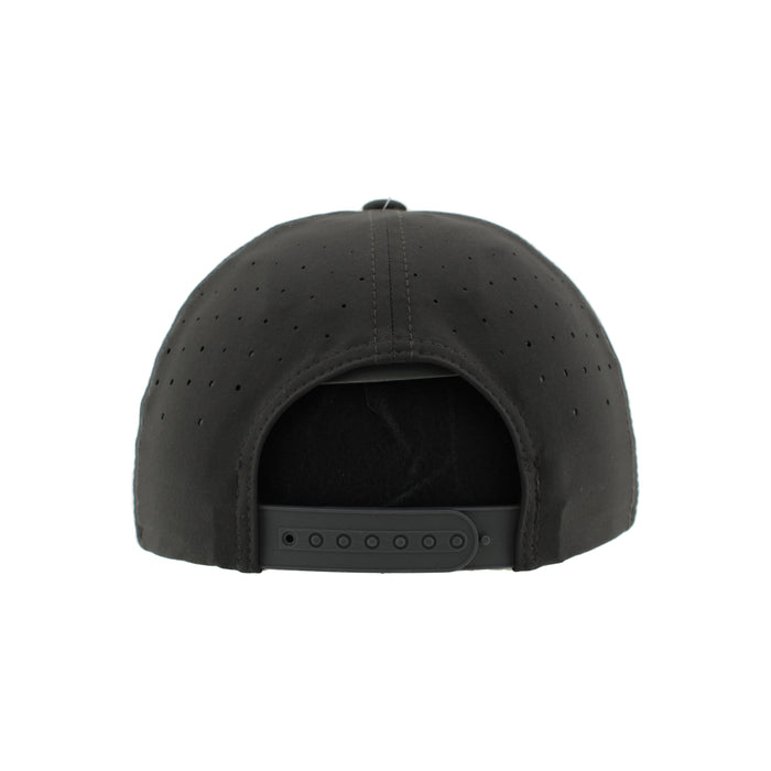 Greensboro Gargoyles Ace Charcoal Gray/White 3D Embroidery Hat
