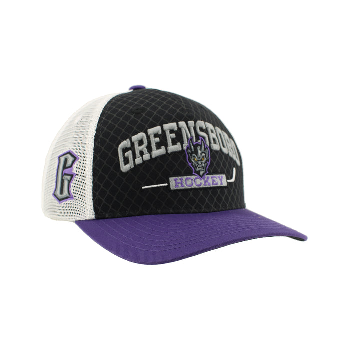 Greensboro Gargoyles Champ Black/Stone Netting 3D SP Hat