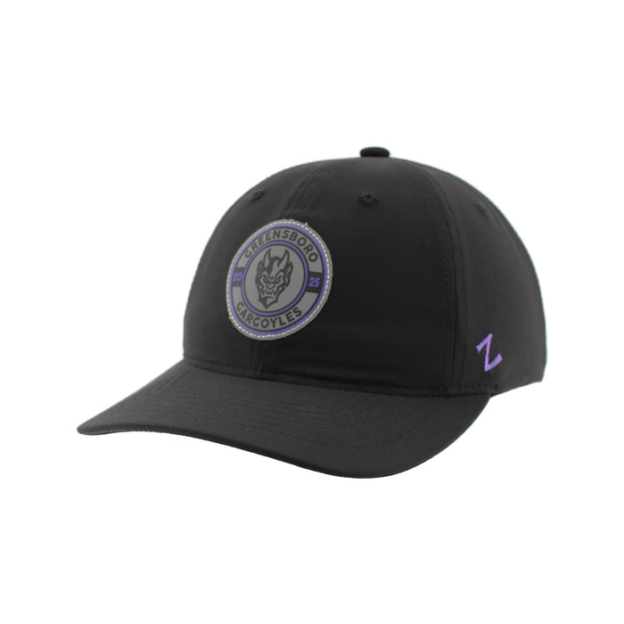 Greensboro Gargoyles Dash Black Verve Thick Print Hat