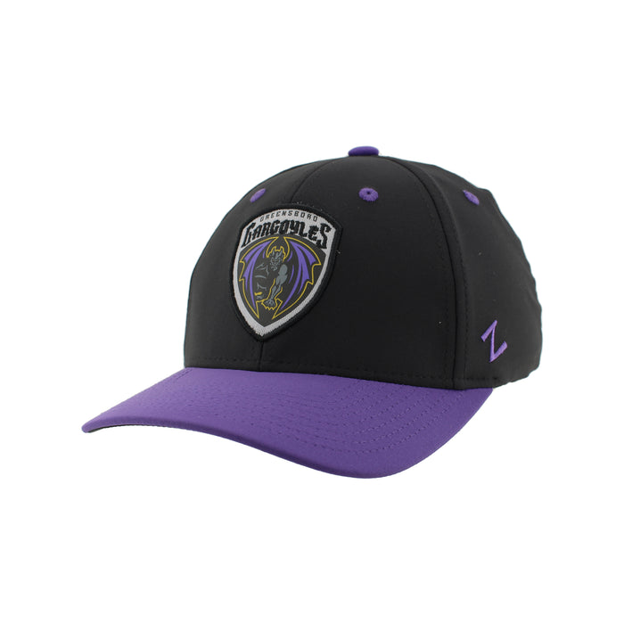 Greensboro Gargoyles Drive Black Official 3D Fitted Hat