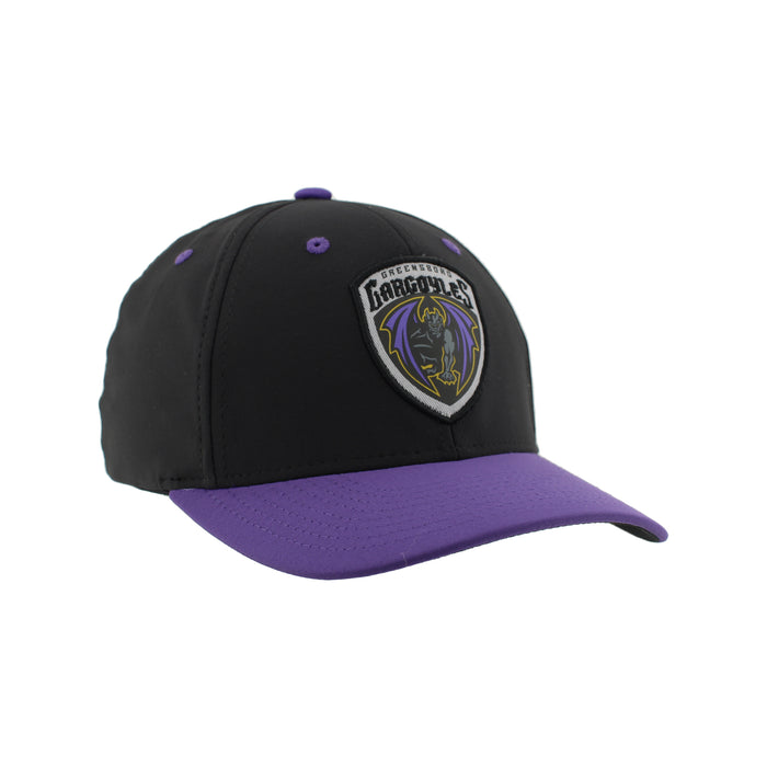 Greensboro Gargoyles Drive Black Official 3D Fitted Hat