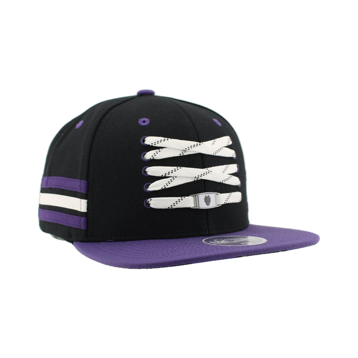 Greensboro Gargoyles Lacer Black/ Gold Lacer Locker Room Flat Bill Hat