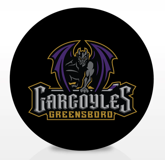 Greensboro Gargoyles Primary Logo Puck