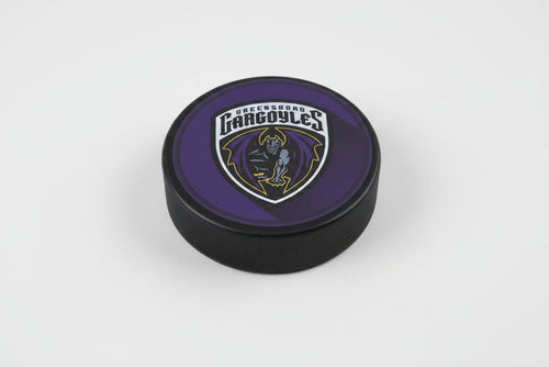 Greensboro Gargoyles Shield Logo Puck