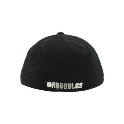 Greensboro Gargoyles Smash Black Silvery Sub 3D Emb Fitted Hat