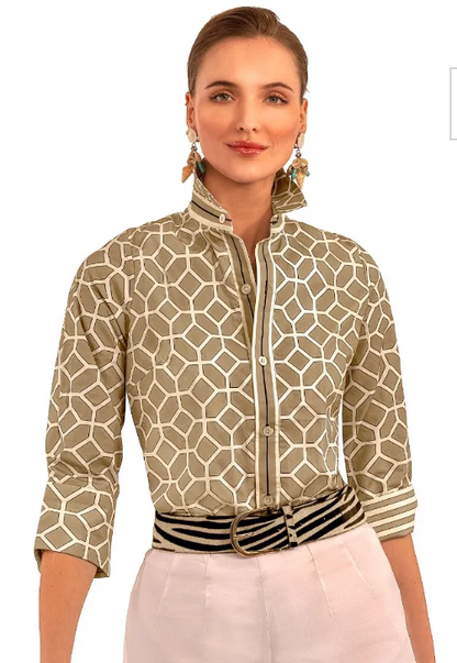 Gretchen Scott Boyfriend Shirt Lucy in Sky w Diamonds
