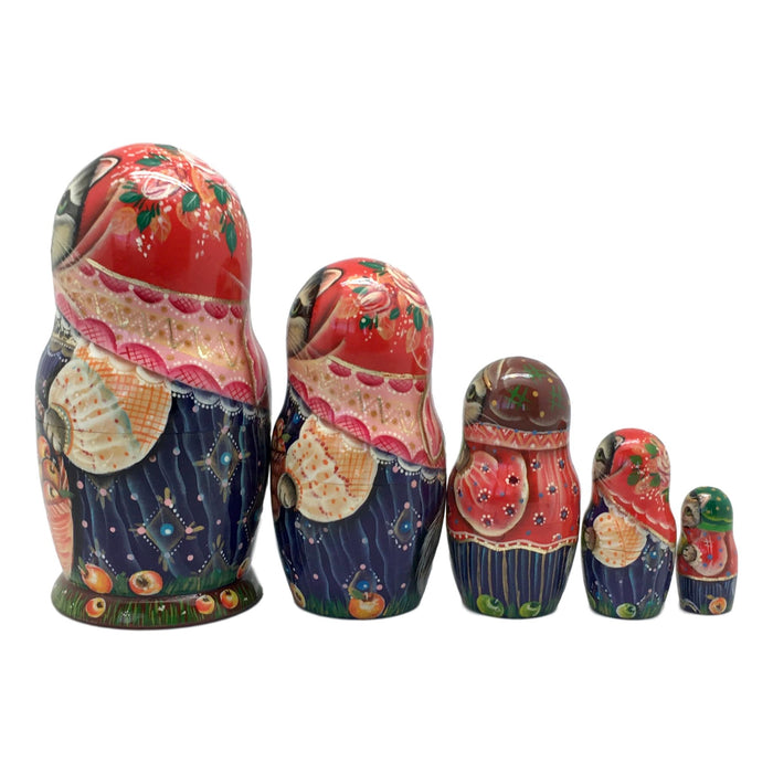 Russian scarf matryoshka