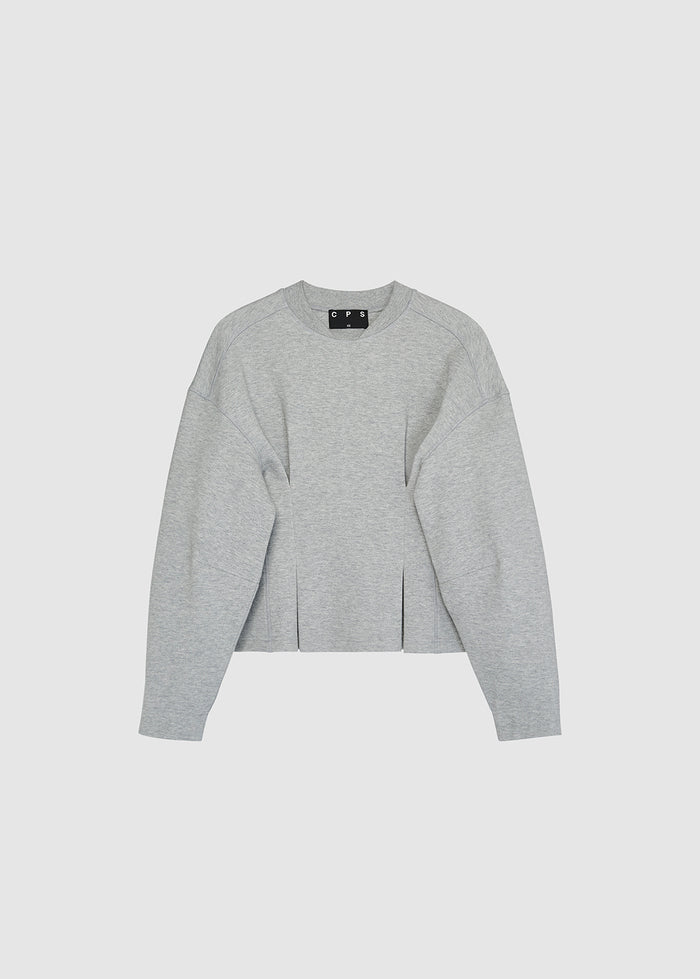 GREY SOFT TAILORING SWEATSHIRT