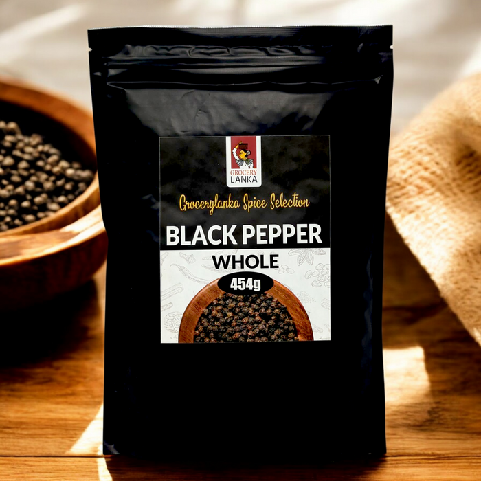 Grocerylanka Whole Black Pepper 454g (1.0 lb) – Product of Sri Lanka