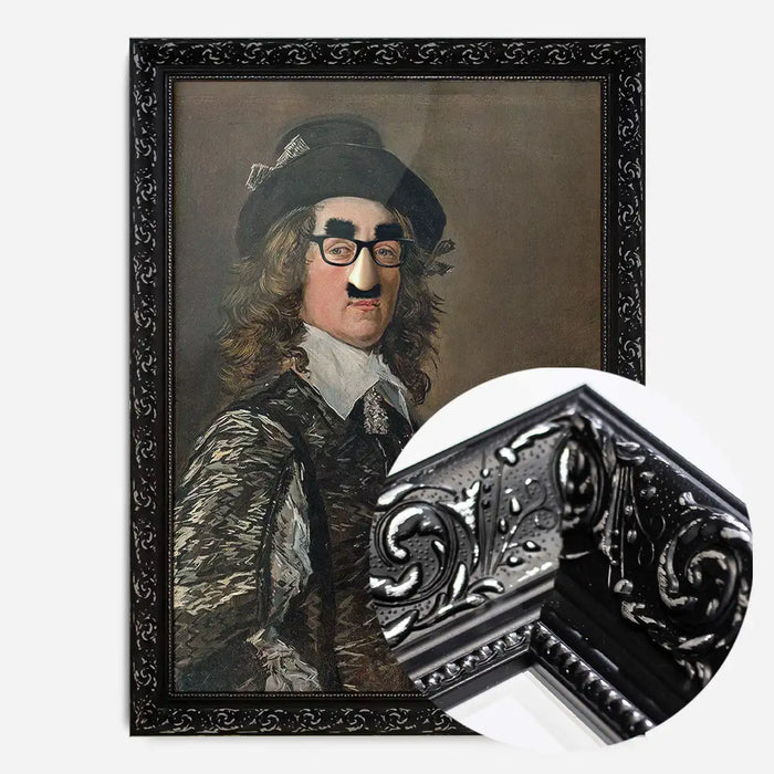 21x30cm | 8¼ x 11¾in / Black Ornate Frame