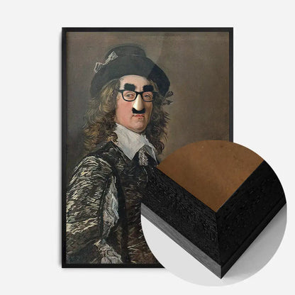 21x30cm | 8¼ x 11¾in / Black Wood Frame