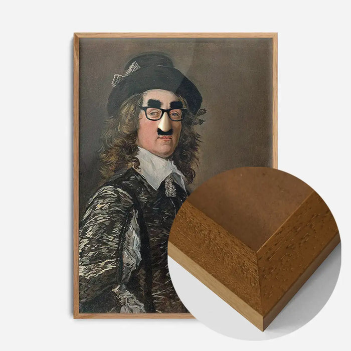 21x30cm | 8¼ x 11¾in / Oak Wood Frame