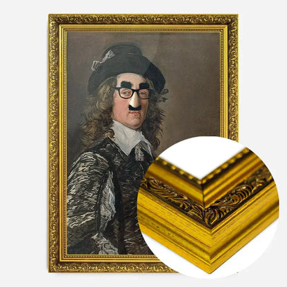21x30cm | 8¼ x 11¾in / Gold Ornate Frame