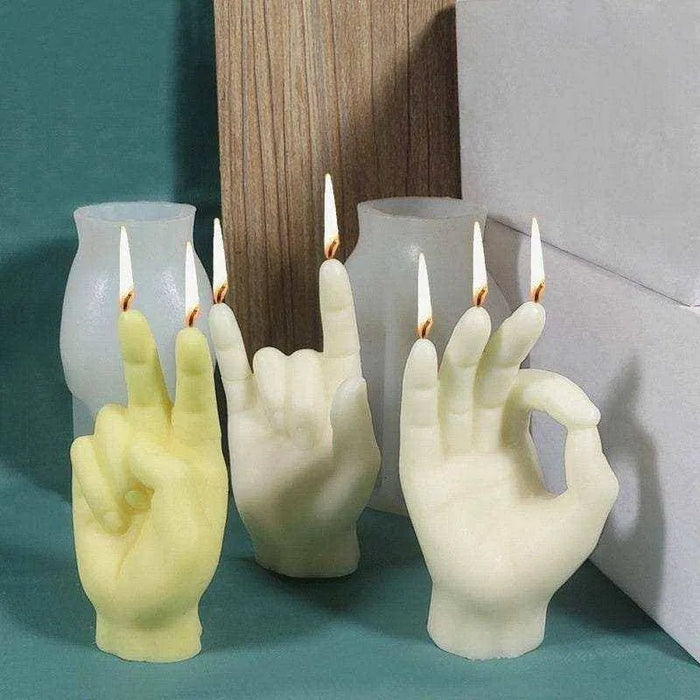 Hand Candle Mold - Create Beautiful Hand - Shaped Candles with this Love Heart Mold - DiyCraftsProject