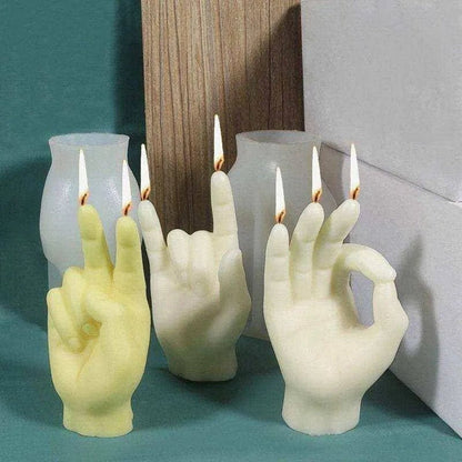 Hand Candle Mold - Create Beautiful Hand - Shaped Candles with this Love Heart Mold - DiyCraftsProject