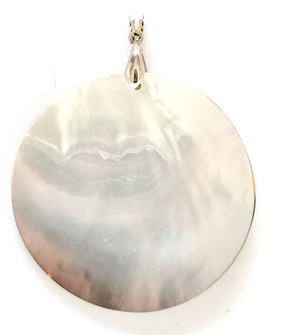 Hand Painted Pendant inspired by Poetry from Art Series Mucha