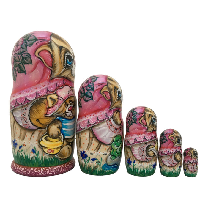 Farm Russian Dolls “Sunday Tea Party” BuyRussianGifts Store