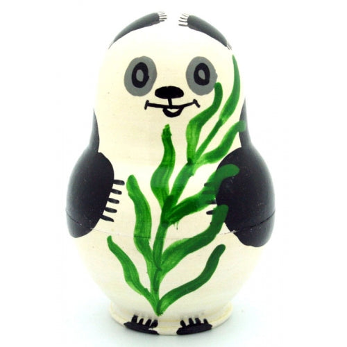 Happy Panda Nesting Doll