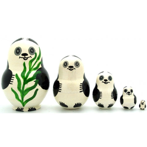 Happy Panda Nesting Doll