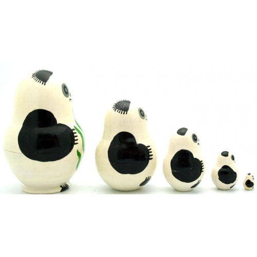 Happy Panda Nesting Doll
