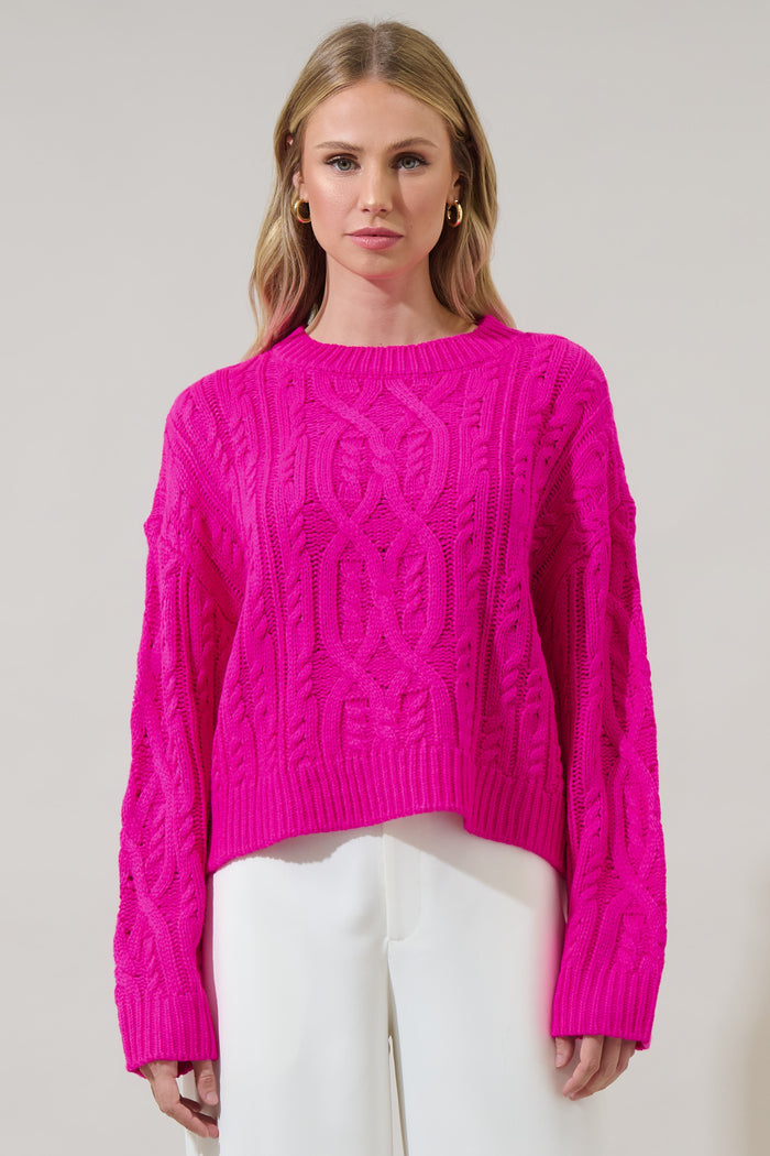 Harlem Cable Knit Sweater