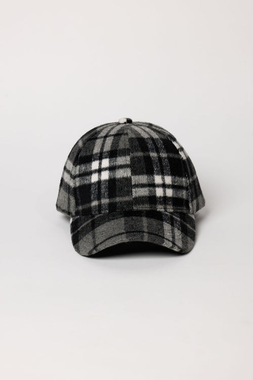 PLAID CHECK CAP